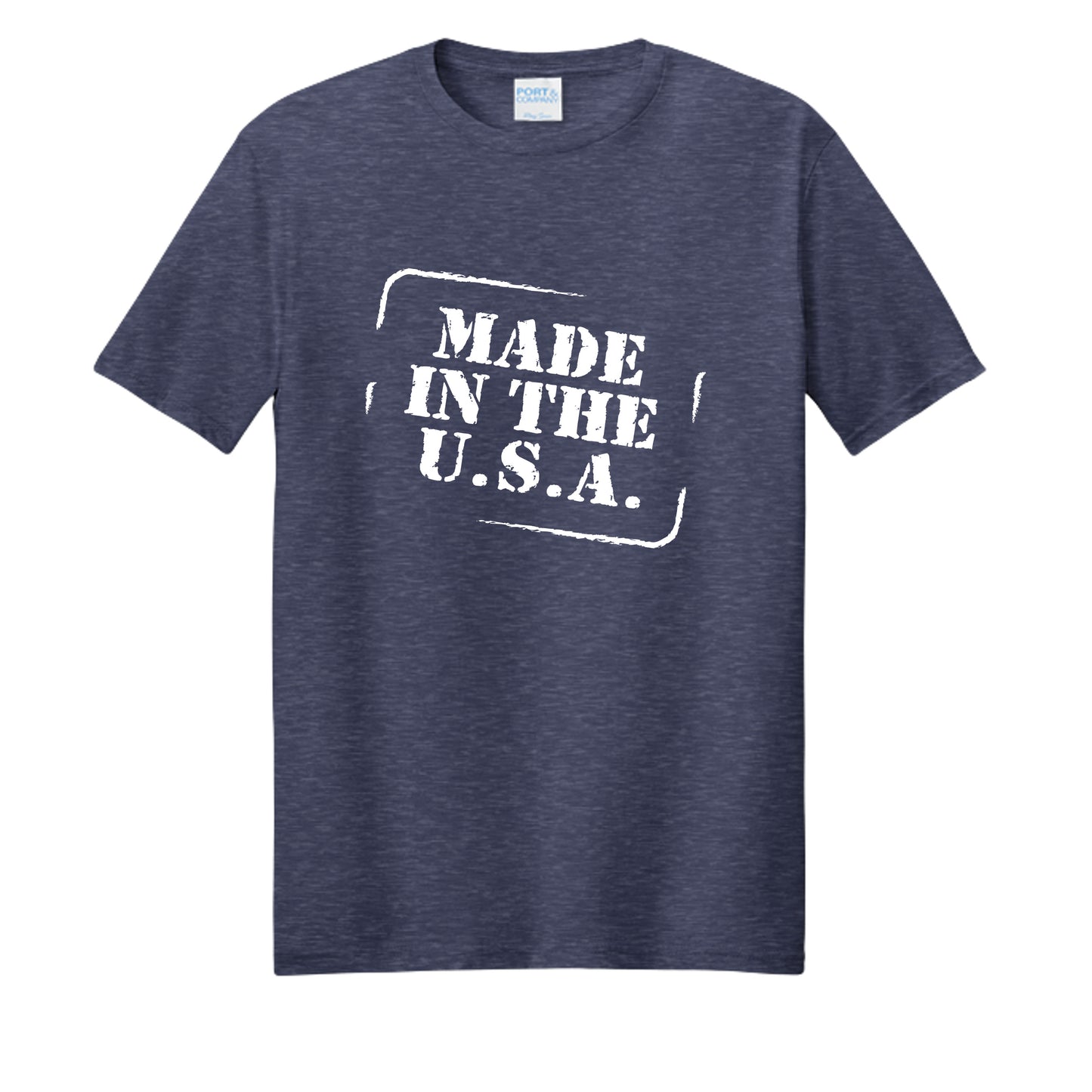 Team Navy Heather - PC455 - FRONT